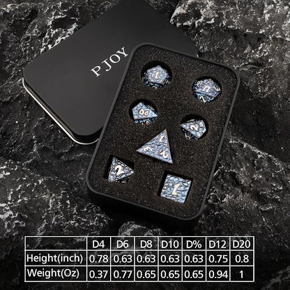 PJOY Metal D&D Dice Set for Dungeons and Dragons Dice - Image 6
