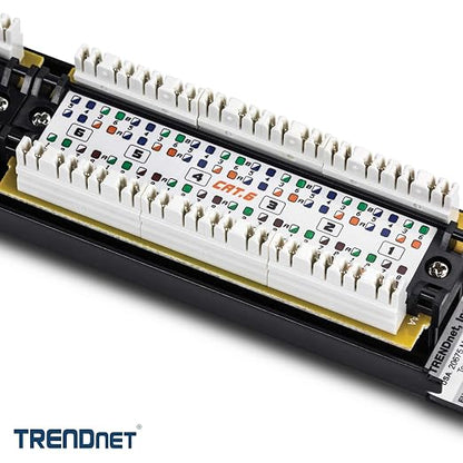 TRENDnet 24-Port Cat6 Unshielded Patch Panel, Wallmount or Rackmount, Compatible - Image 8