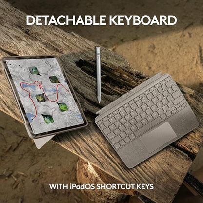 Logitech Combo Touch iPad Pro 11-inch Keyboard Case and Logitech Crayon Digital - Image 7