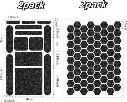 4Pack Phone Grip Tape, Finger Grip Stickers Decal Waterproof Pre-Cut Non Slip - Image 2