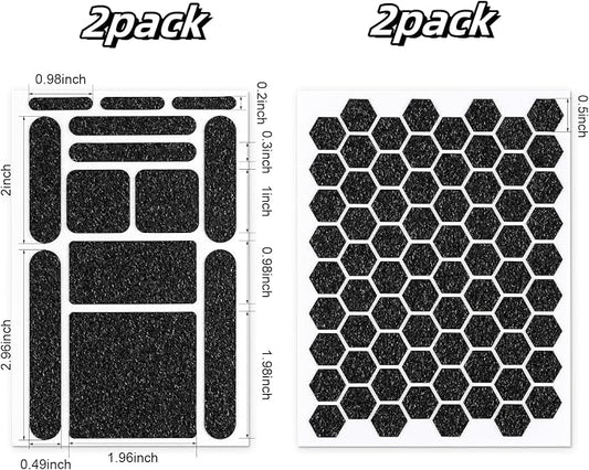 4Pack Phone Grip Tape, Finger Grip Stickers Decal Waterproof Pre-Cut Non Slip - Image 2