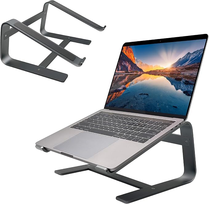 Macally Aluminum Laptop Stand for Desk by Macally