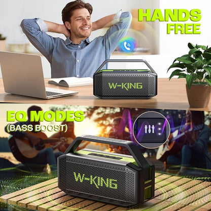 W-KING Portable Loud Bluetooth Speaker Wireless, 100W Max IPX6 Waterproof - Image 5