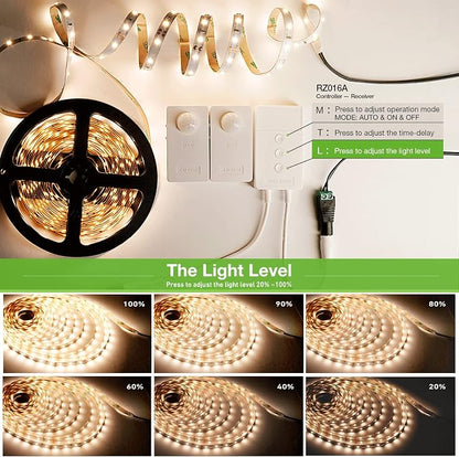 RAYZEEK Wireless Motion Activated LED Strip Lights, 19.7FT LED Strip Lights - Image 5