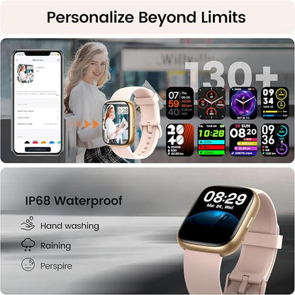 Smart Watch with Alexa Built-in, 1.83" HD Touchscreen Fitness Tracker with - Image 6