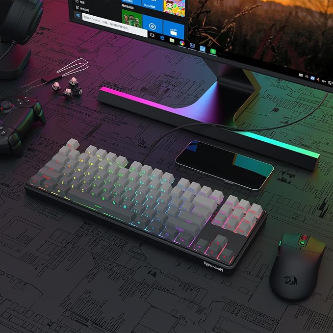 Redragon K707 HE Rapid Trigger Gaming Keyboard, 87 Keys TKL Wired Mechanical - Image 8