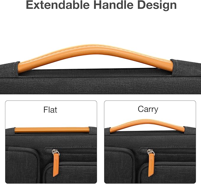 MOSISO 360 Protective Laptop Case 15 inch, 15 inch Laptop Sleeve Compatible - Image 5