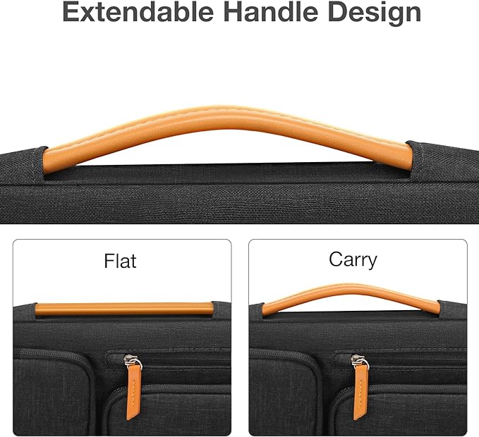 MOSISO 360 Protective Laptop Case 13.3 inch, 13-13.3 inch Laptop Sleeve - Image 5