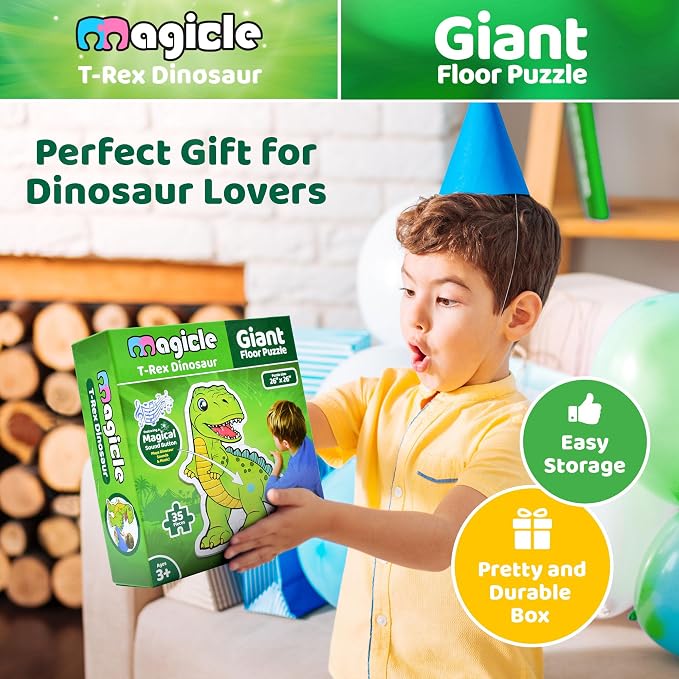 Dinosaur Giant Floor Puzzle - Image 5