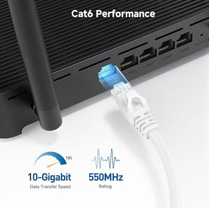 Cable Matters 10Gbps Snagless Cat 6 Ethernet Cable - 4ft - Image 3