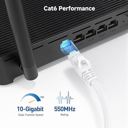 Cable Matters 10Gbps Snagless Cat 6 Ethernet Cable - 14ft - Image 3