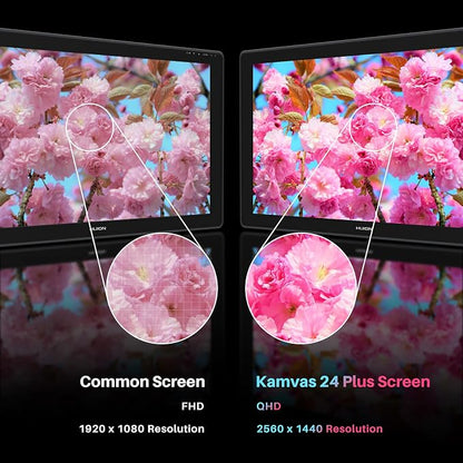 HUION Kamvas 24 Plus 2.5K QHD Graphic Drawing Tablet - Image 3
