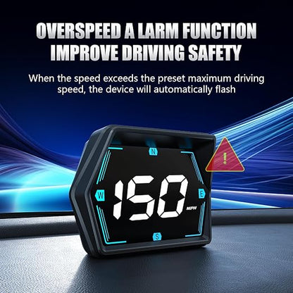 Liiiyuan G20 Digital GPS Speedometer, Universal Head-Up Display - Image 4