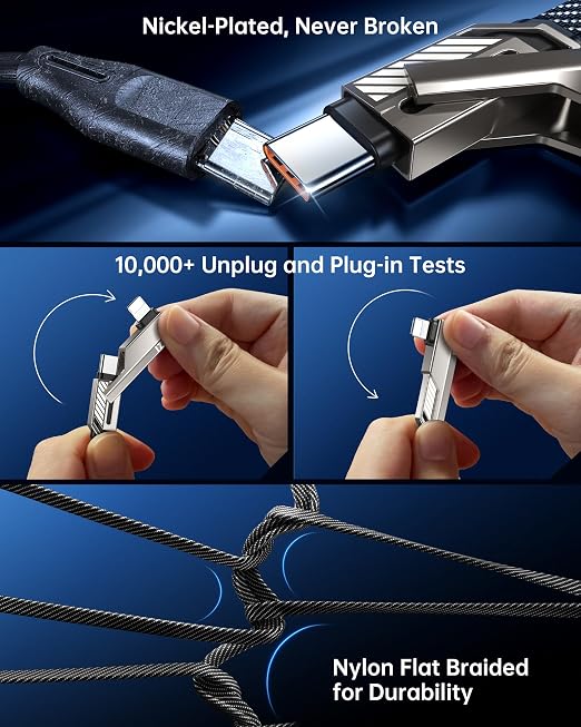 4-in-1 USB C Cable 3FT Compatible - Image 6