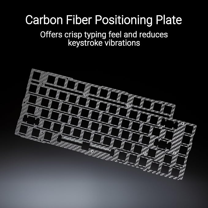 ROG Azoth Extreme 75 Custom Gaming Keyboard, Aluminum Chassis, Carbon Fiber - Image 3