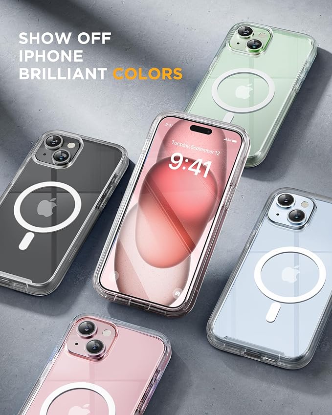 Miracase Glass Series for iPhone 15 Case Full-Body Magnetic Case - Image 8
