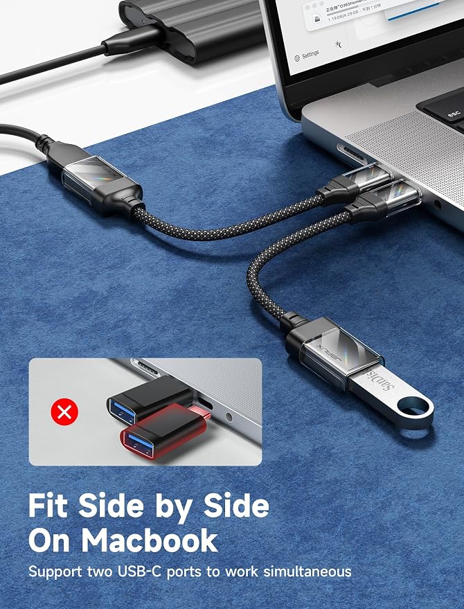 JSAUX USB to USB C Adapter, USBC OTG Compatible - Image 4