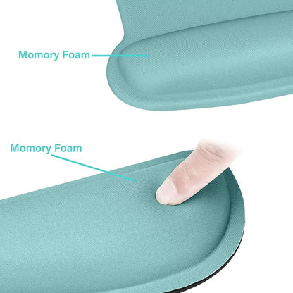 MOSISO Wrist Rest Support for Mouse Pad & Keyboard Set, Ergonomic Mousepad - Image 4