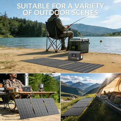 HOWEASY Solar Generator 135W, Portable Power Station - Image 6