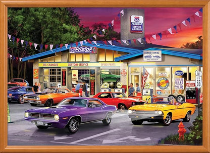 MasterPieces - 1000 Piece Jigsaw Puzzle, Route 66 Pitstop, Fun - Image 8