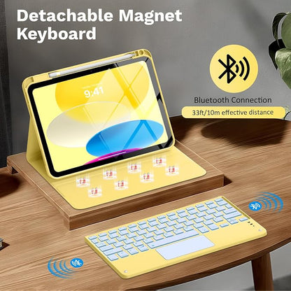 MoKo Touch Keyboard Case for iPad 11th Generation 11 inch 2025, iPad 10th - Image 4
