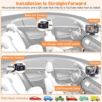 Rohent Baby Camera for Car 2 Pack - Image 6