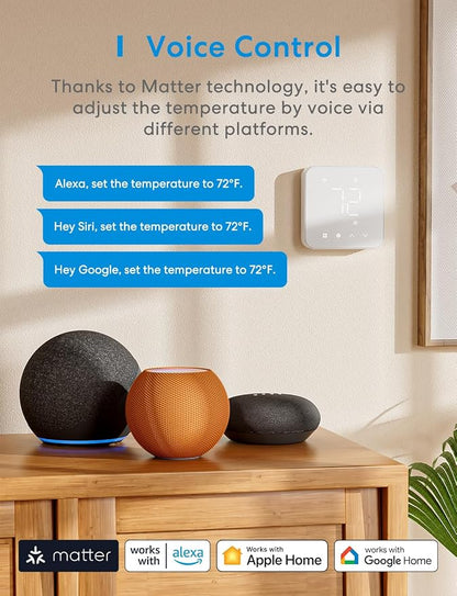 meross Smart Thermostat for Home, WiFi Thermostat Works - Image 4