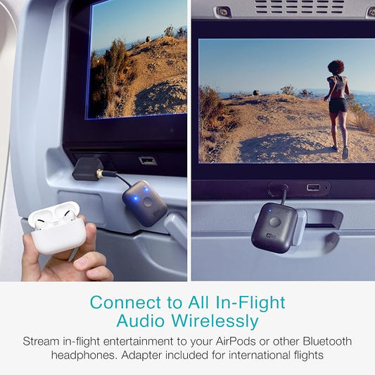 MEE audio Connect Air in-Flight Bluetooth Wireless Audio Transmitter, - Image 2