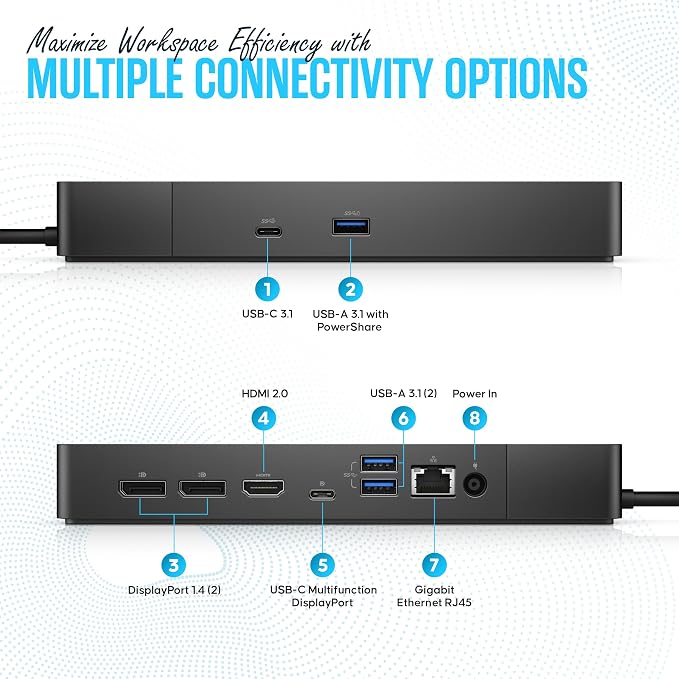 WD19S Dell Docking Station Dual Monitor - Image 4