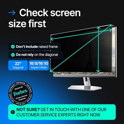 Acrylic 22 Inch Computer Privacy Screen Filter - Image 4