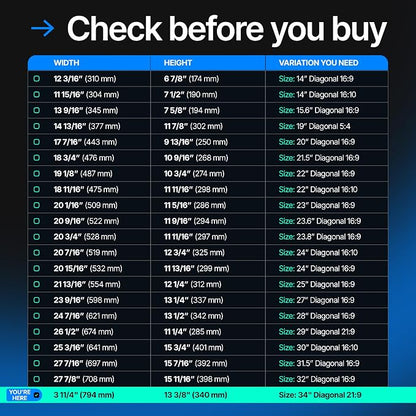 VINTEZ 34 Inch 21:9 Privacy Screen - Image 5