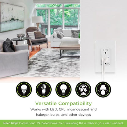 Enbrighten Z-Wave Plus Smart Receptacle, Works - Image 5