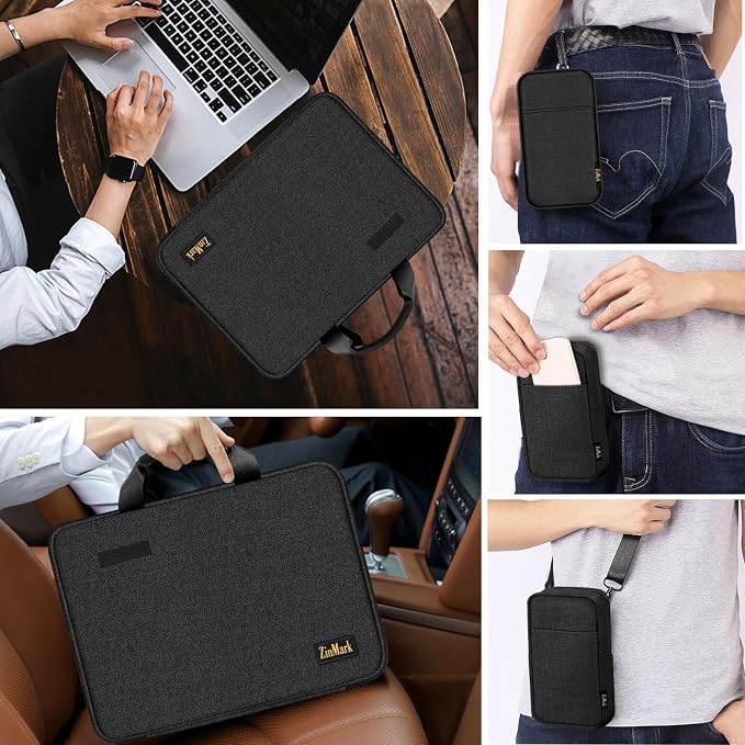 Laptop Case 15.6 Inch Briefcase Military-Grade Protection - Image 6
