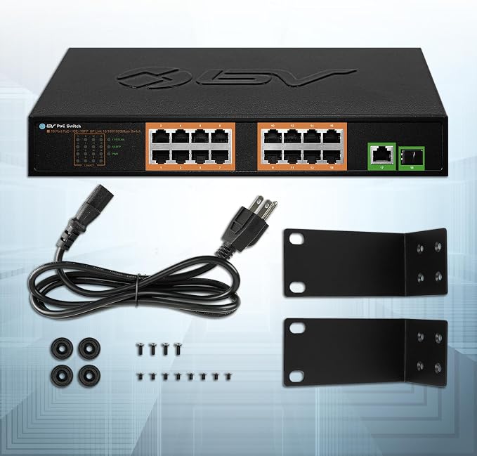 BV-Tech 18 Ports Long Range PoE+ Switch - Image 7