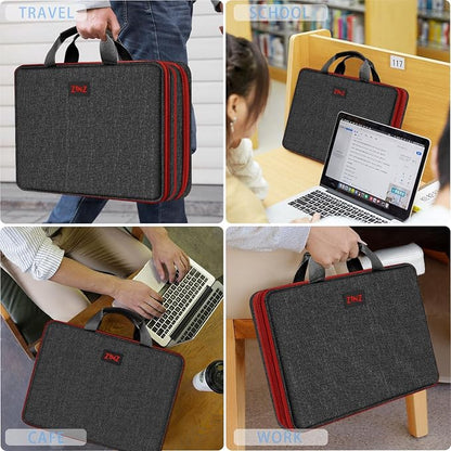 ZINZ Slim Expandable Laptop Case 15.6 Inch Sleeve Upgraded Protective Durable - Image 6