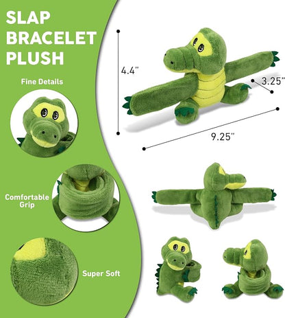 DolliBu Alligator Stuffed Animal Slap Bracelet - Image 3