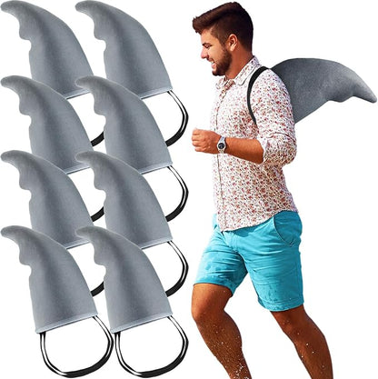 Aoriher 8 Packs Halloween Shark Fin Costume, Shark Fin Accessory Easy to Wear by Aoriher