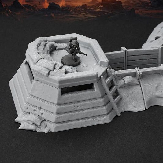 AUSPDICE RPG Terrain AF695 Trench Set – Modular Defensive Position - Image 2