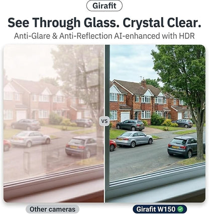 Girafit 3MP 2K Window Camera, 2.4GHz & 5GHz WiFi Indoor Cameras - Image 4