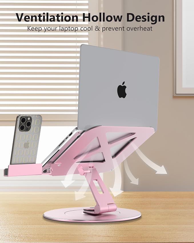 Ultra-Stable Aluminumy Swivel Laptop Stand - Image 3