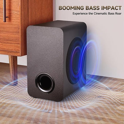 Sound Bar Speakers Bluetooth Wireless, TV Speakers Sound Bar Subwoofer - Image 3