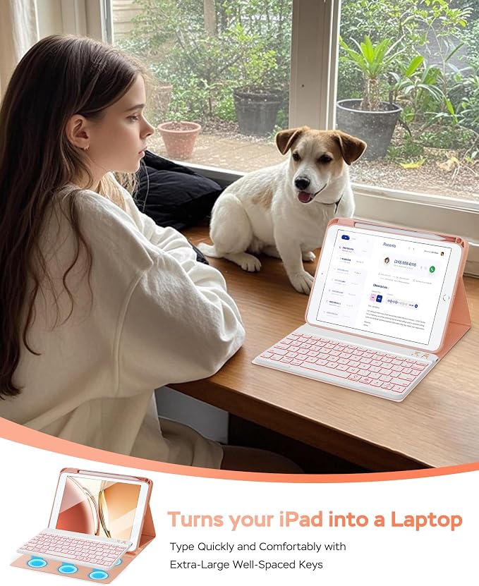 Keyboard Case for iPad 9th 8th 7th Generation Case 10.2" - Image 9