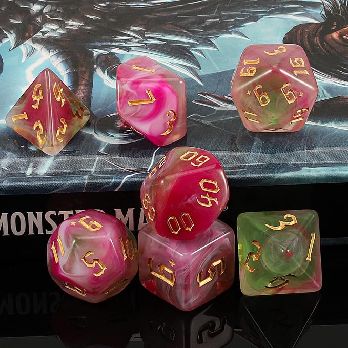 QMAY DND Dice Set -D&D Polyhedral Dice - Image 4