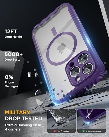 Miracase Magnetic for iPhone 16 Pro Case Full-Body Phone - Image 5