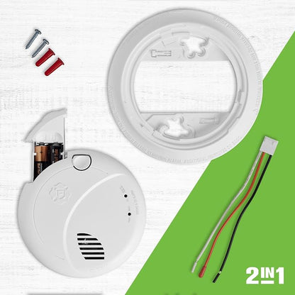 First Alert Combination Smoke & Carbon Monoxide Alarm, Interconnect Hardwire - Image 3