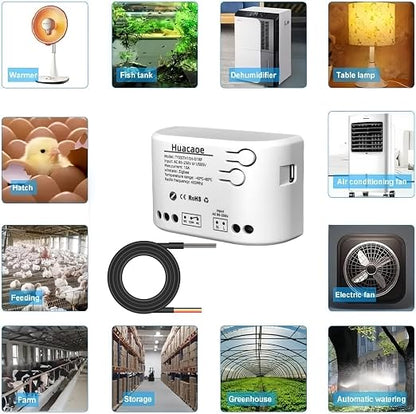 Zigbee 1CH 85-250VIntelligent Temperature Sensor, High Precision Waterproof - Image 5