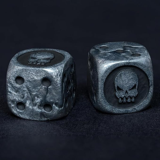 D6 Dice Set – 10× Six-Sided Resin Dice by DiceBell