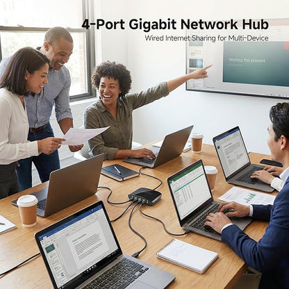 Cable Matters USB to 4-Port Gigabit Ethernet Switch - Image 5