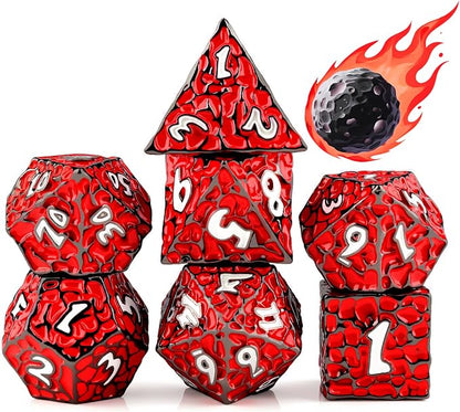 PJOY Metal D&D Dice Set for Dungeons and Dragons Dice by PJOYDice