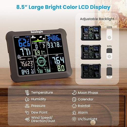 Sainlogic 14-in-1 WiFi Smart Weather Station - Image 4